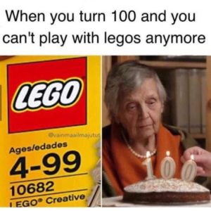 Can't play legos