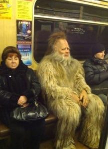 Meanwhile on the subway