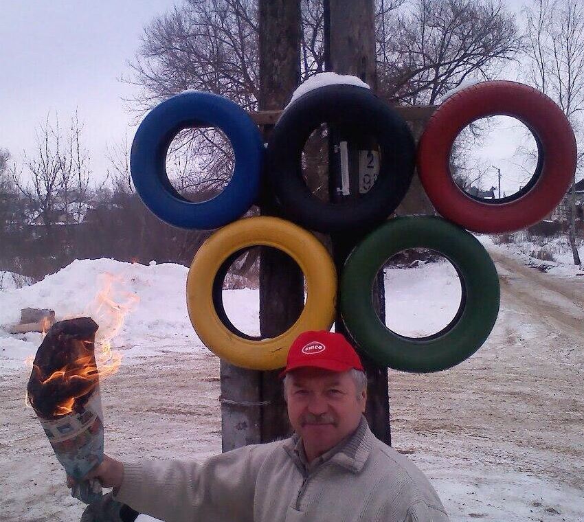 Passing the Olympic torch