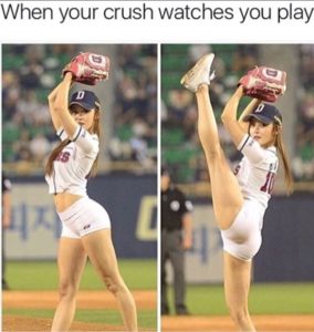 When Your Crush Watches You