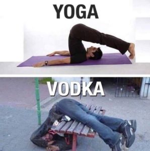 Yoga vs. Vodka